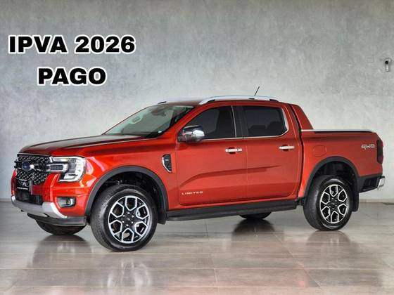 FORD RANGER 3.0 V6 TURBO DIESEL CD LIMITED 4X4 AUTOMÁTICO